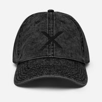 X Vintage Cotton Twill Cap