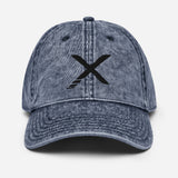 X Vintage Cotton Twill Cap